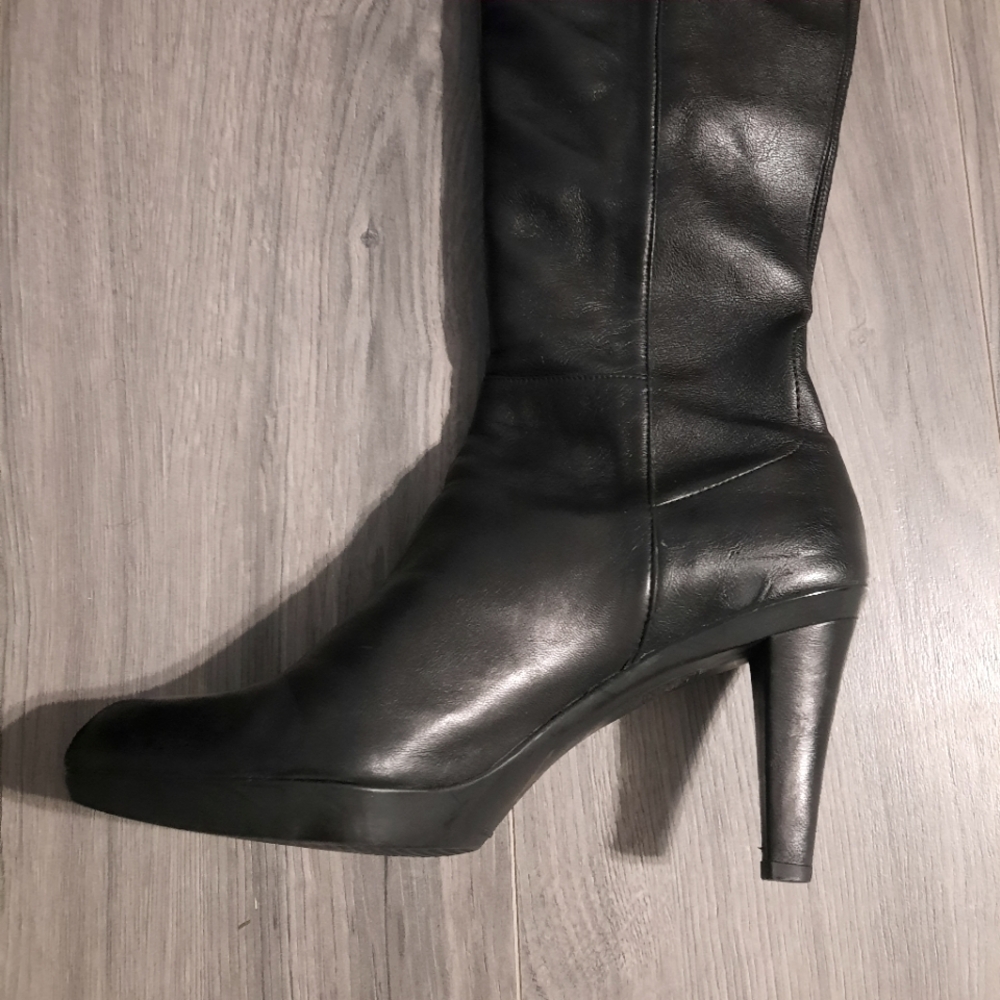 Stuart Weitzman Tall Platform Boots Size 9 - Picture 13 of 14